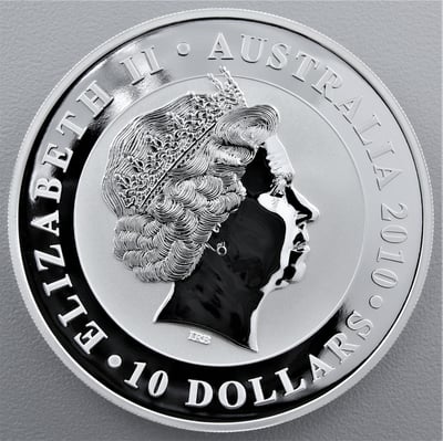 Silbermünze 10oz "Koala" 2010 (Australien) - Miniaturansicht 2