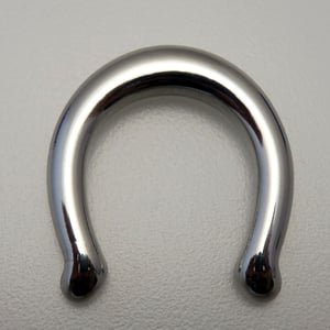 Silberbarren 1oz ESG "Hufeisen" 3D-Barren gegossen glänzend gravierbar - Hauptansicht