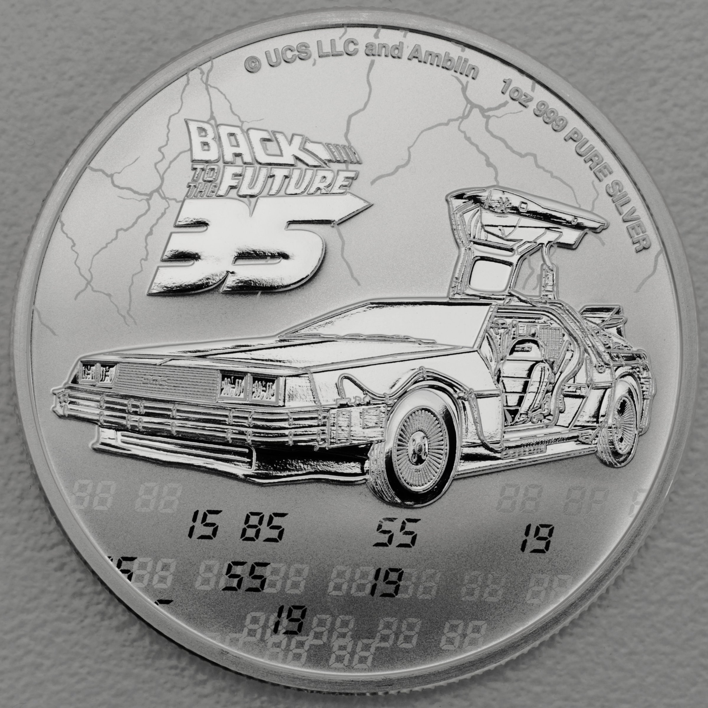 Silbermünze 1oz "Back to the Future" 2020 (Niue) - Hauptansicht