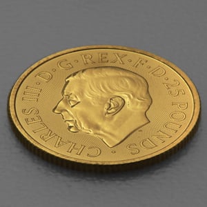 Goldmünze 1/4oz "Bull of Clarence" 2023 Royal Tudor Beasts (Großbritannien) - Miniaturansicht 4