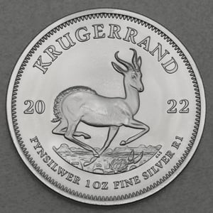 Silbermünze 1oz "Krügerrand" versch. Jahrgänge (Südafrika) diff. - Miniaturansicht 2