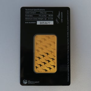 Goldbarren 1oz THE PERTH MINT "Känguru" - Miniaturansicht 2