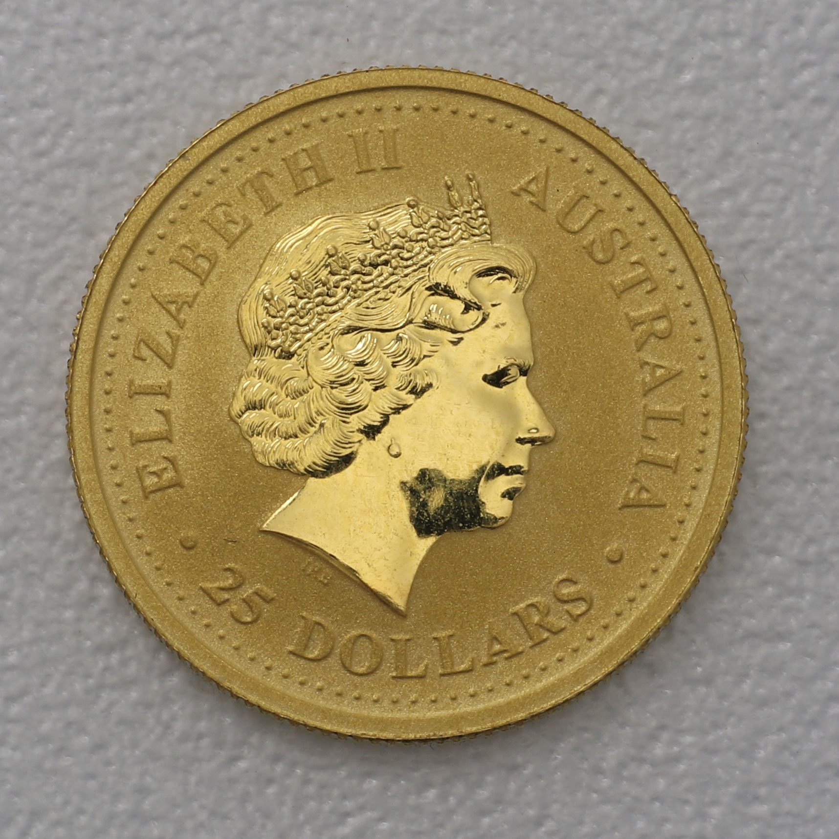 Goldmünze 1/4oz "Schlange" 2001 Lunar I – Year of the Snake (Australien) - Detailansicht 1