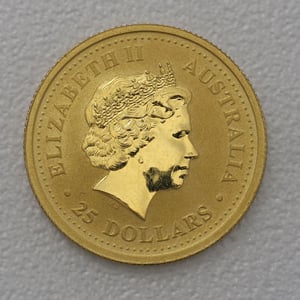 Goldmünze 1/4oz "Schlange" 2001 Lunar I – Year of the Snake (Australien) - Miniaturansicht 2