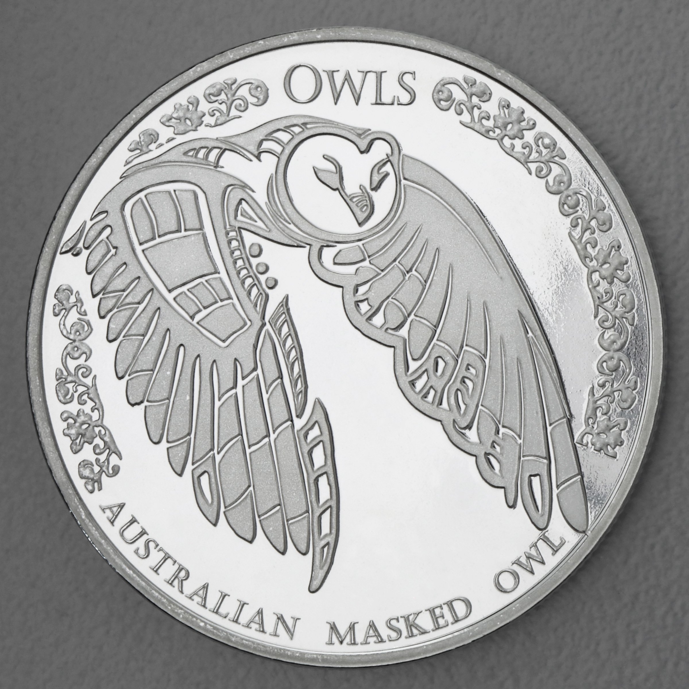 Silbermünze 1oz "Australian Masked Owl" 2022 Owls 19% (Tokelau) - Hauptansicht