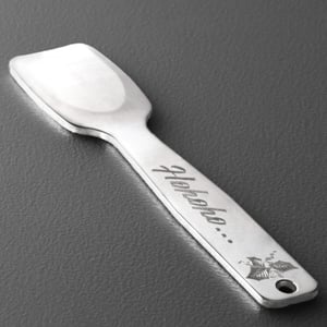 Gourmet-Löffel "Hohoho..." Sterling-Silber - Miniaturansicht 3