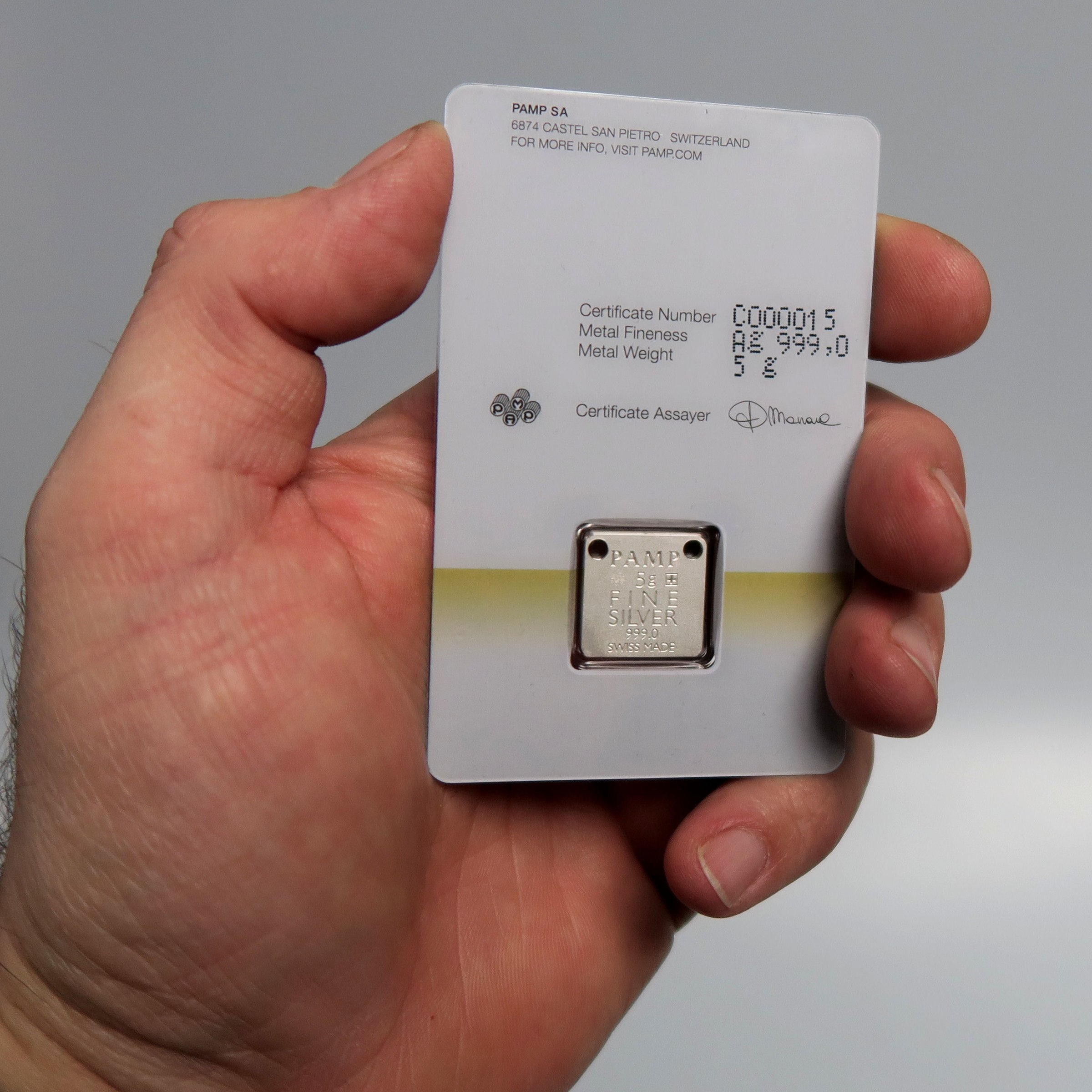 Silber-Schmuckbarren 5g "Bunny/Hase" PAMP - Detailansicht 1