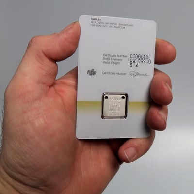 Silber-Schmuckbarren 5g "Bunny/Hase" PAMP - Miniaturansicht 2