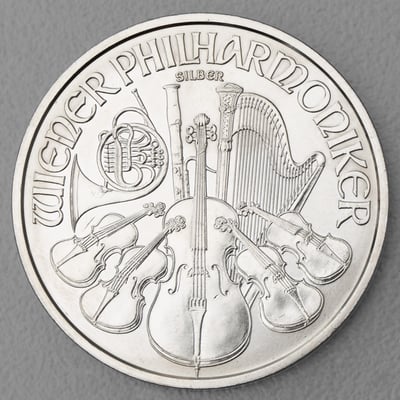 Silbermünze 1oz "Wiener Philharmoniker" verschiedene Jahrgänge 19% (Österreich) - Miniaturansicht 5