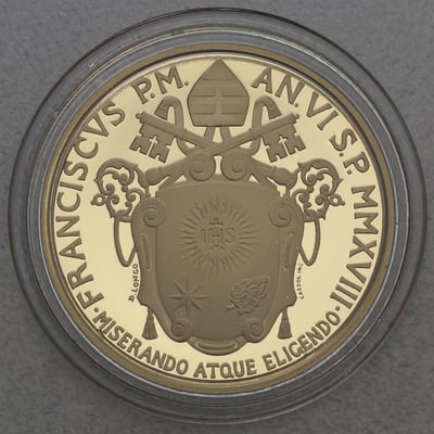 Goldmünze "50 Euro - 2018" Apostelgeschichte - Pfingsten (Vatikanstadt) - Miniaturansicht 2
