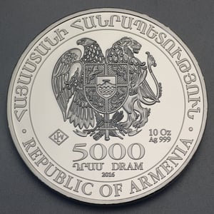Silbermünze 10oz "Arche Noah" verschiedene Jahrgänge diff. (Armenien) - Miniaturansicht 2