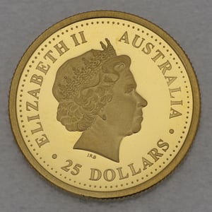 Goldmünze 1/4oz "Drache" 2000 (PP) Lunar I – Year of the Dragon (Australien) - Miniaturansicht 2