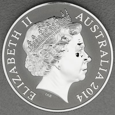 Silbermünze 1oz "Känguru" 2014 Royal Australian Mint (Australien) - Miniaturansicht 2