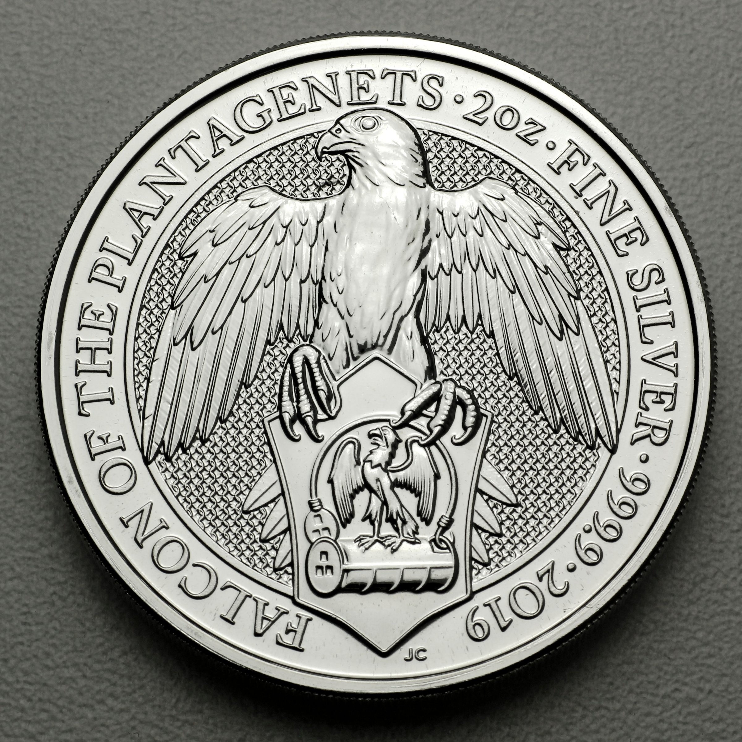 Silbermünze 2oz "Falcon of the Plantagenets" 2019 The Queen s Beasts (Großbritannien) - Hauptansicht