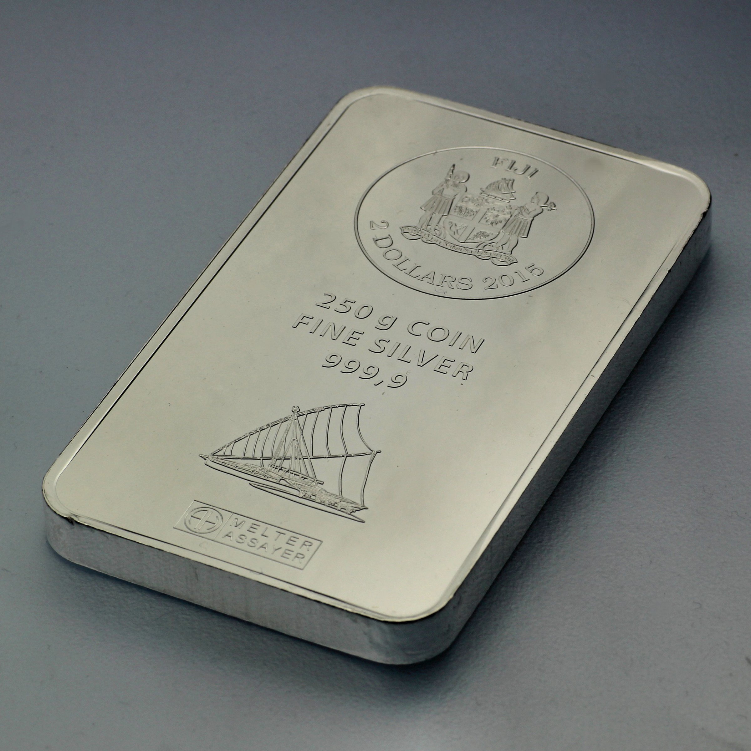 Münzbarren 250g "Fiji" (ARGOR-HERAEUS) geprägt - Detailansicht 5