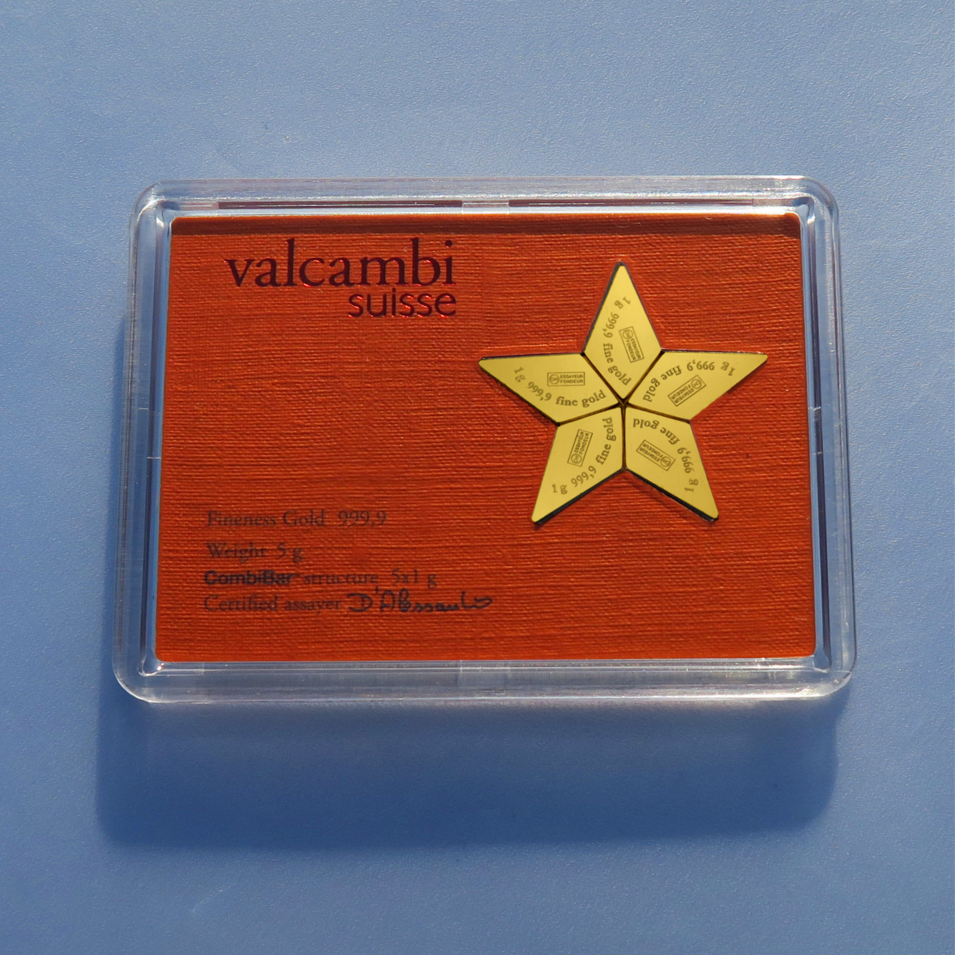 Goldmünze 5 x 1g "CombiStar" (Cook Islands) - Detailansicht 1