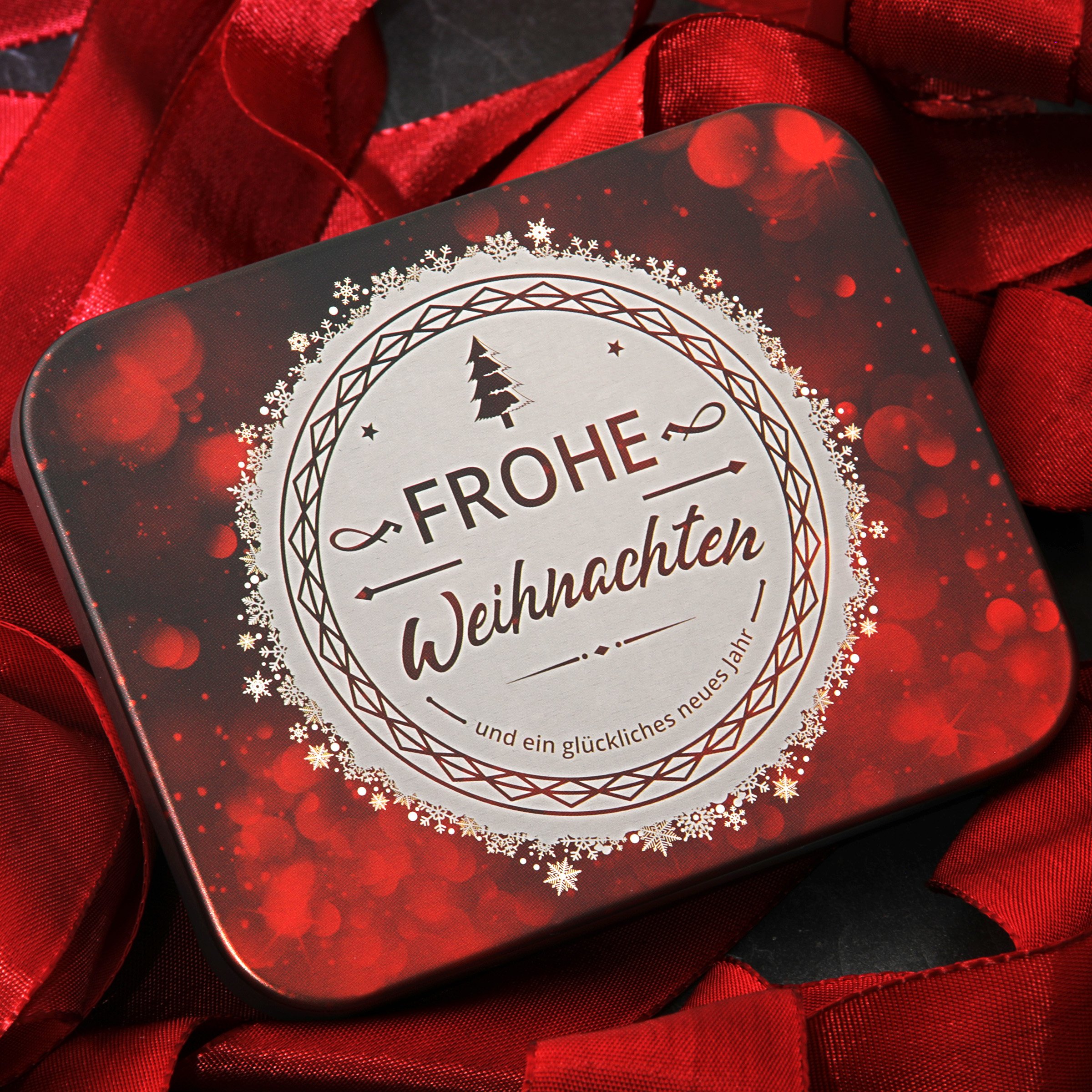 Geschenk-Box "Frohe Weihnachten" (eckig) - Detailansicht 4