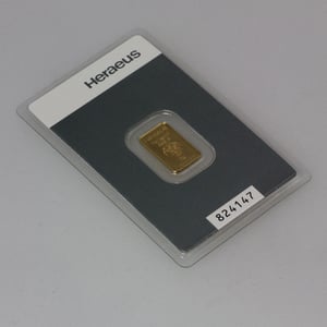 Goldbarren 2g "Kinebar" HERAEUS - Miniaturansicht 3
