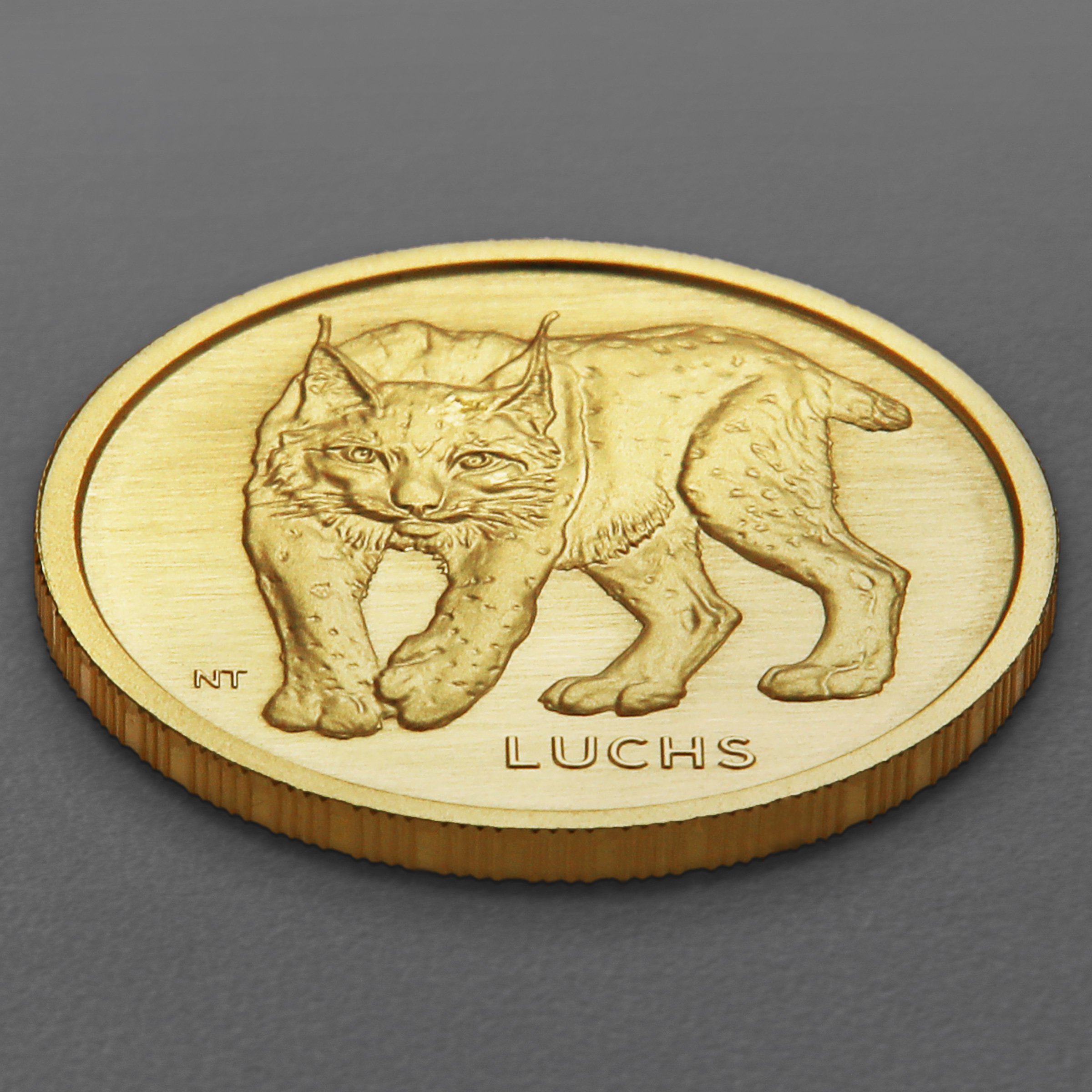 Goldmünze 20 Euro "Luchs" 2025 Rückkehr der Wildtiere (Deutschland) - Detailansicht 2