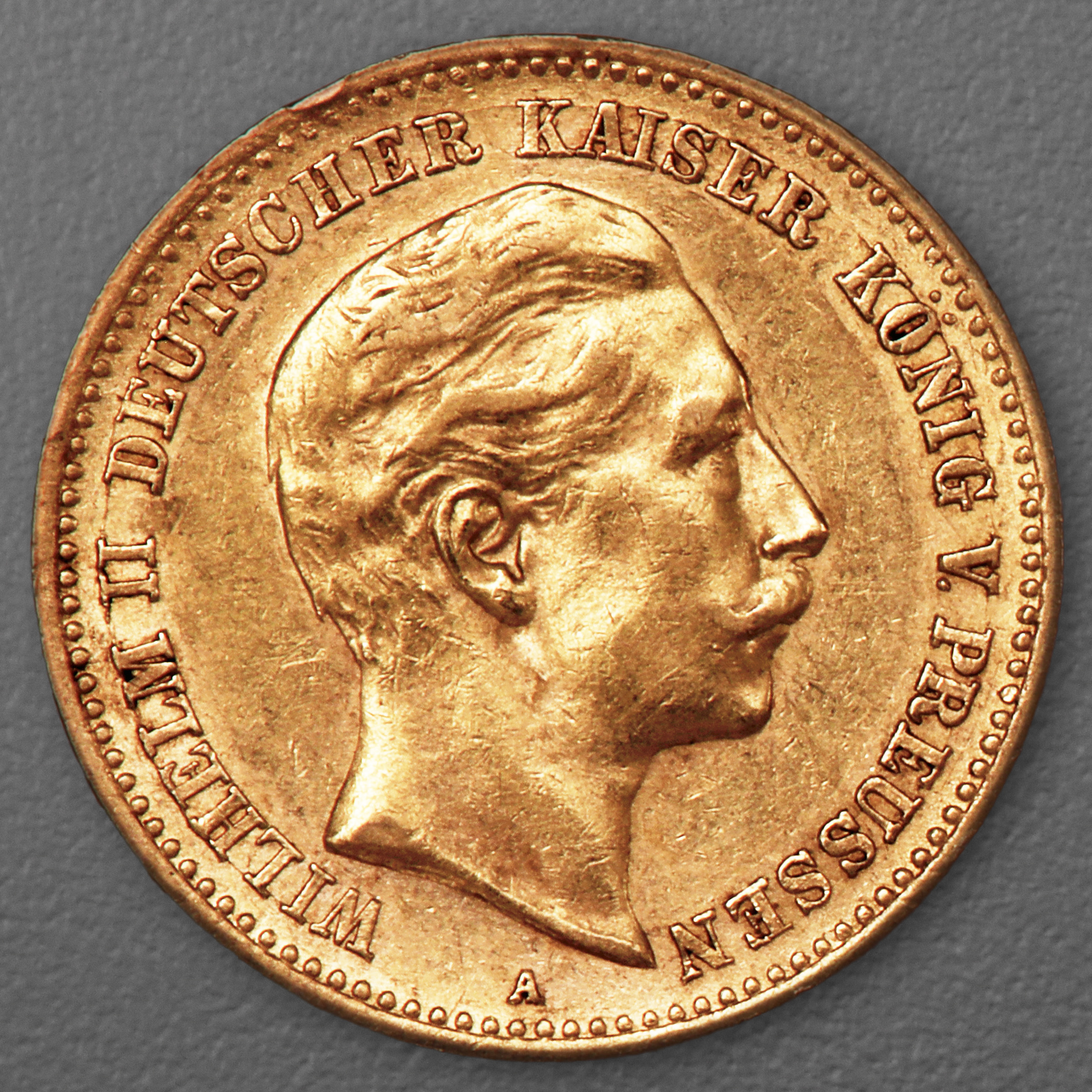 Goldmünze 10 Mark "Wilhelm II." 1905-A J.251 (Preußen) - Hauptansicht