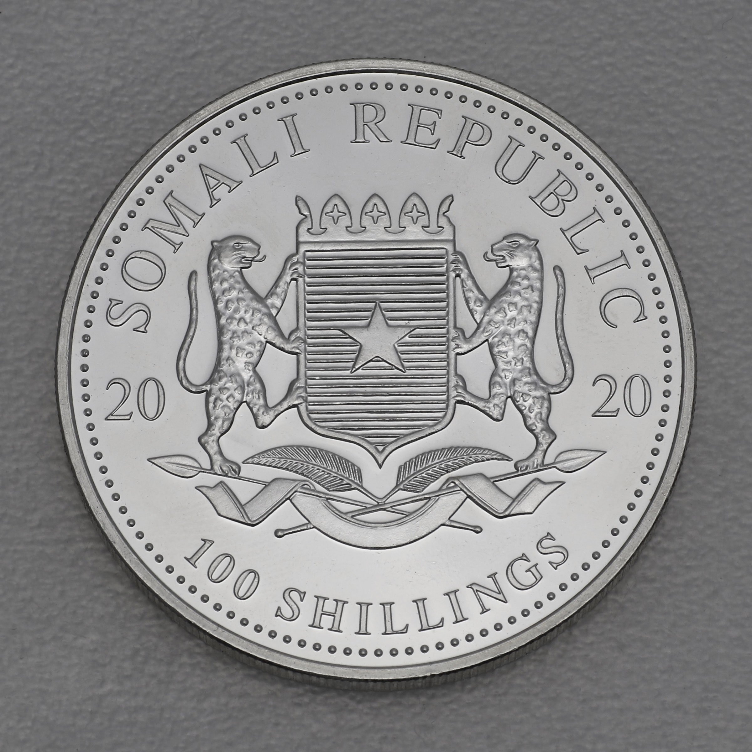 Silbermünze 1oz "Elefant" 2020 African Wildlife (Somalia) - Detailansicht 1