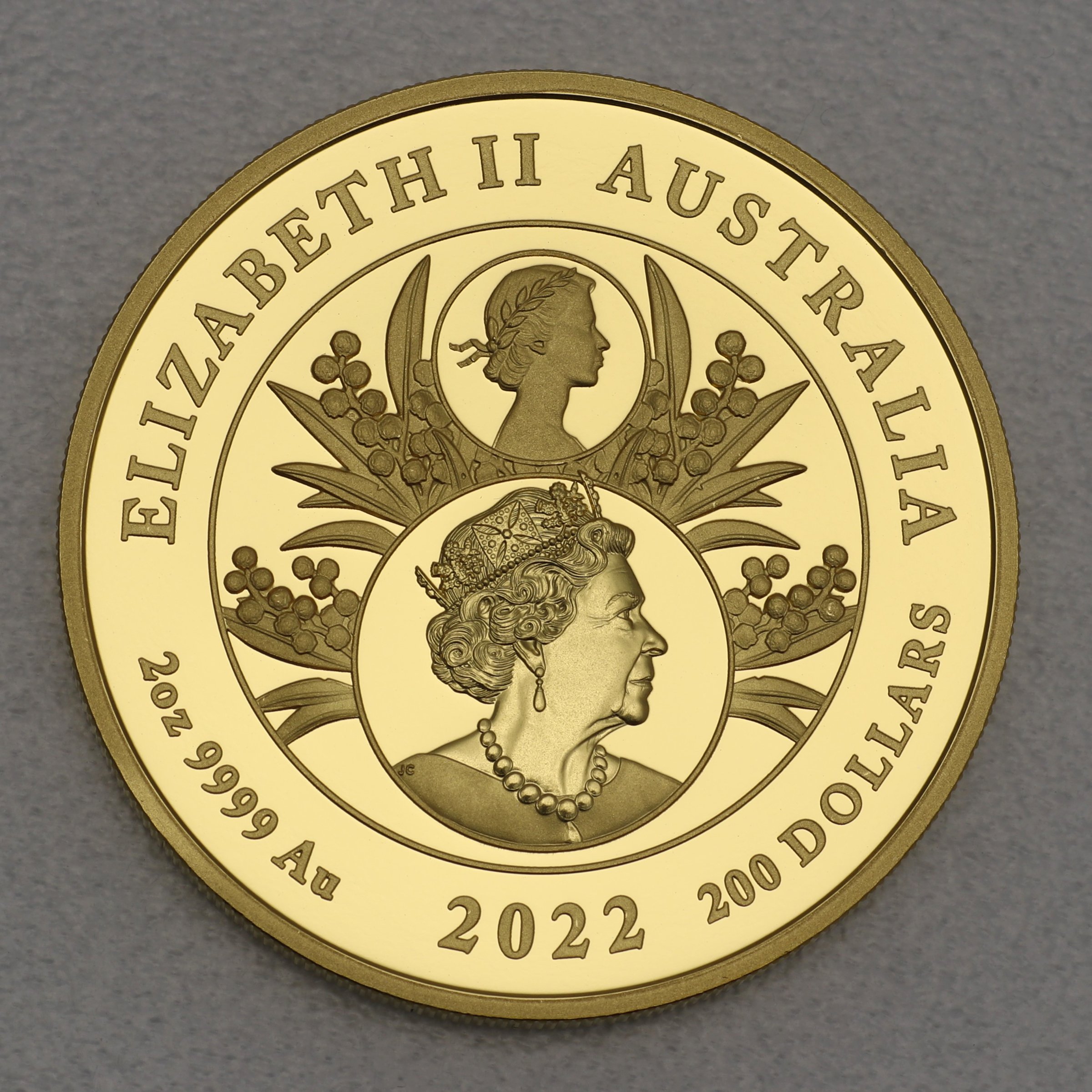 Goldmünze 2oz "Queen s Platinum Jubilee" 2022 (PP) (Australien) - Detailansicht 1
