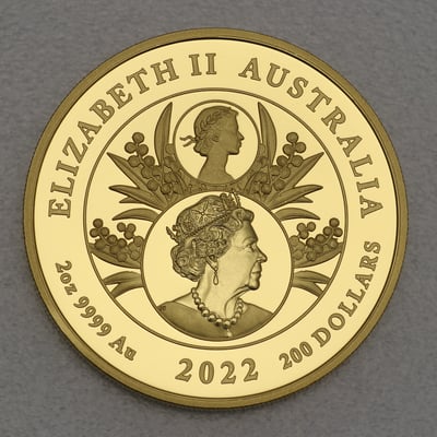 Goldmünze 2oz "Queen s Platinum Jubilee" 2022 (PP) (Australien) - Miniaturansicht 2