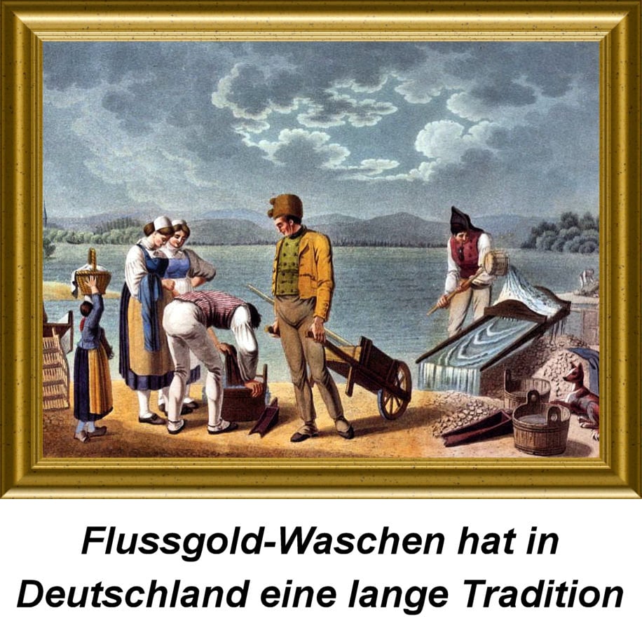 Flussgold-Goldgranulat 1g aus Deutschem Naturgold - Detailansicht 2