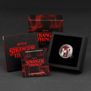 Silbermünze 1/2oz "Eleven + Vecna" 2026 (koloriert) Stranger Things (Tuvalu) - Miniaturansicht 5