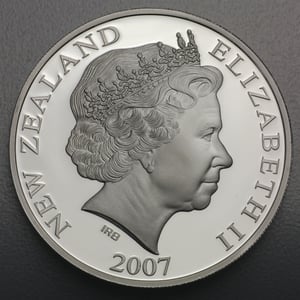 Silbermünze 1oz "Kiwi" 2007 (Neuseeland) - Miniaturansicht 2
