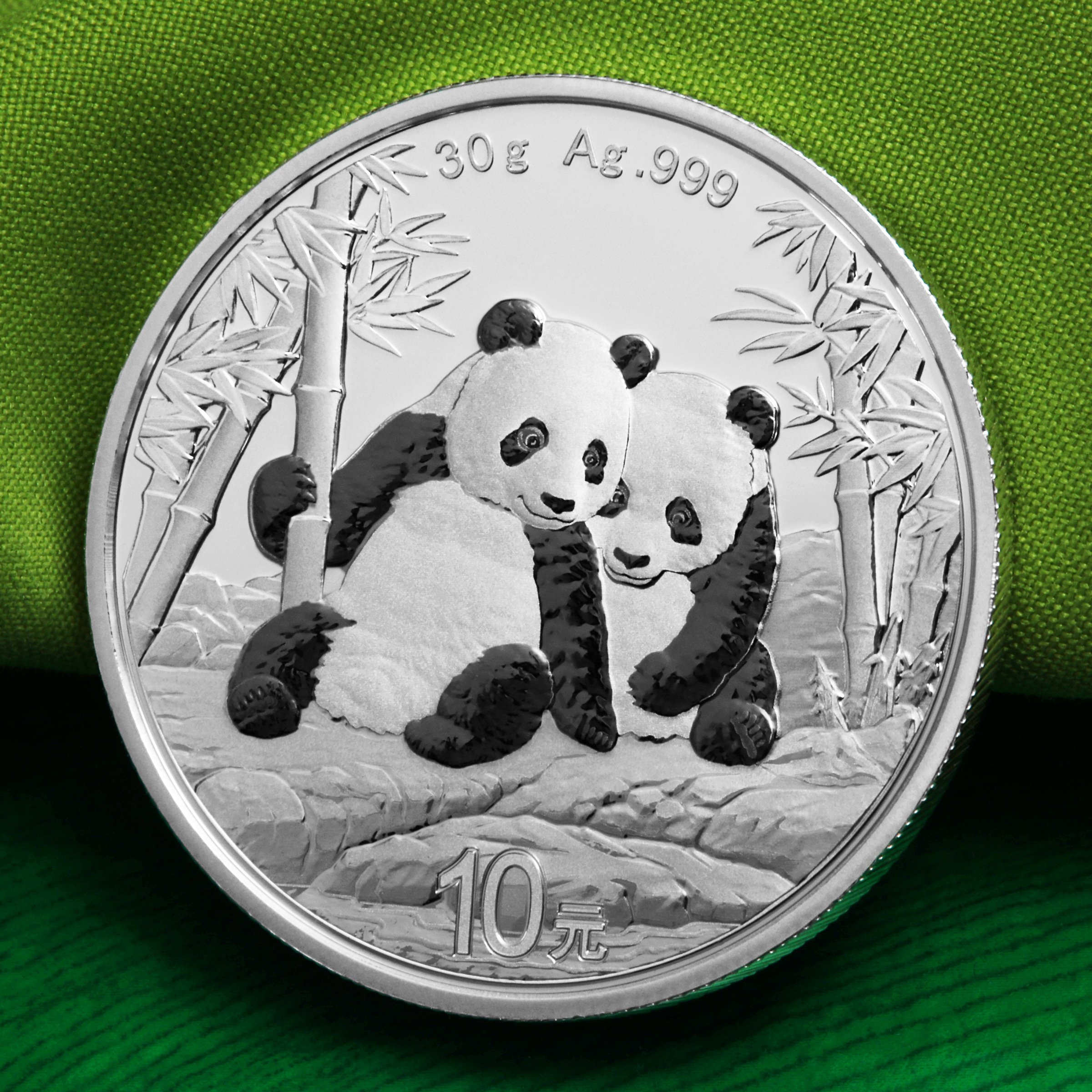 Silbermünze 30g "Panda" 2026 19% (China) - Detailansicht 4