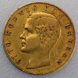Goldmünze 10 Mark "Otto" 1888-D J.198 (Bayern) - Hauptansicht