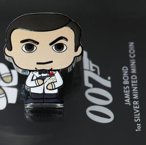 Silbermünze 1oz "James Bond" 2023 (koloriert) Minted Mini James Bond (Tuvalu) - Miniaturansicht 5