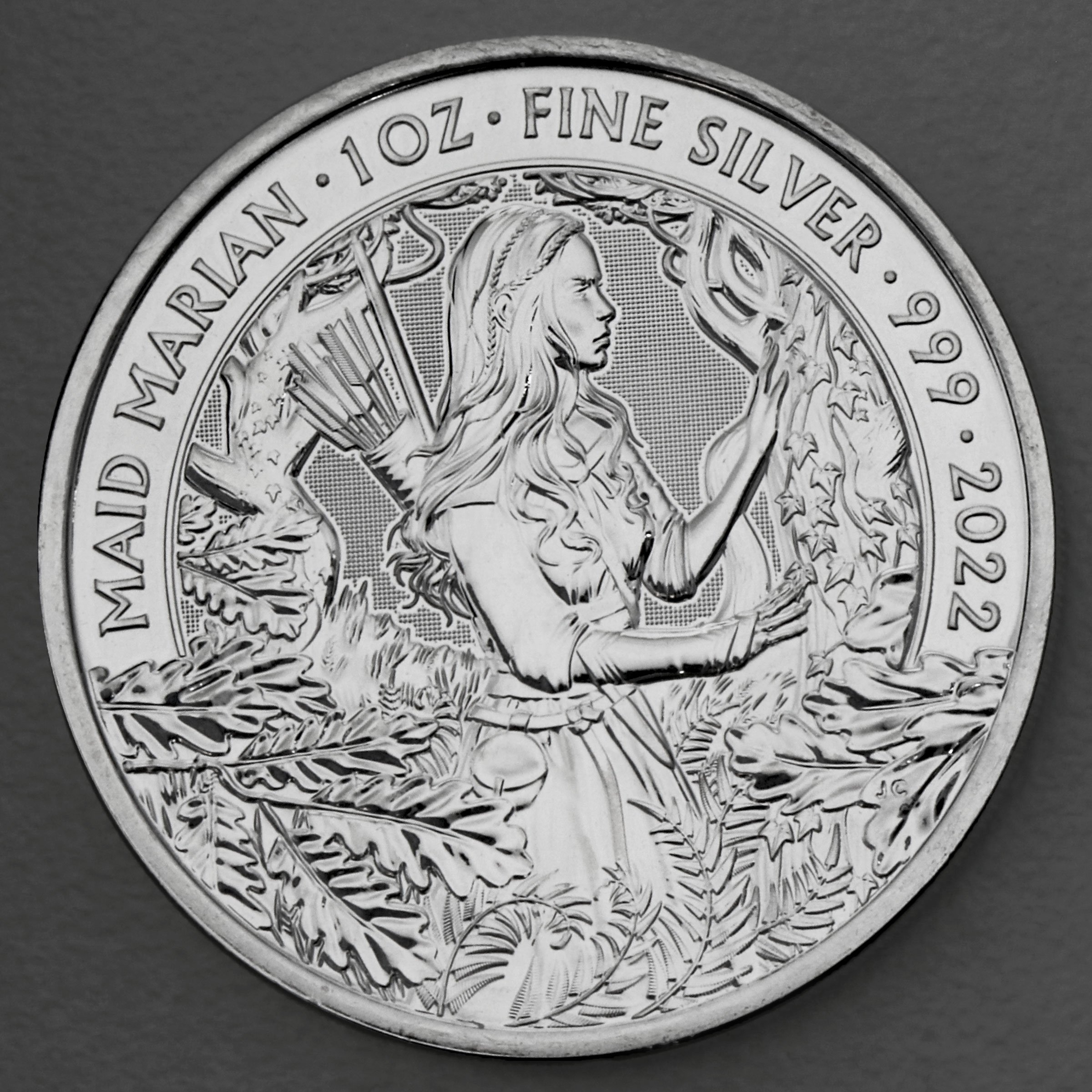 Silbermünze 1oz "Maid Marian" 2022 Myths and Legends (Großbritannien) - Hauptansicht