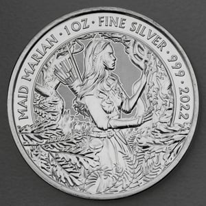 Silbermünze 1oz "Maid Marian" 2022 Myths and Legends (Großbritannien) - Hauptansicht