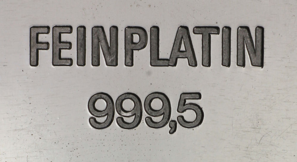Platinbarren 2,5g (Resale) - Detailansicht 1