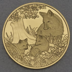 Goldmünze 100 Euro "Fuchs" 2016 Unseren Wildtieren auf der Spur (Österreich) - Miniaturansicht 2