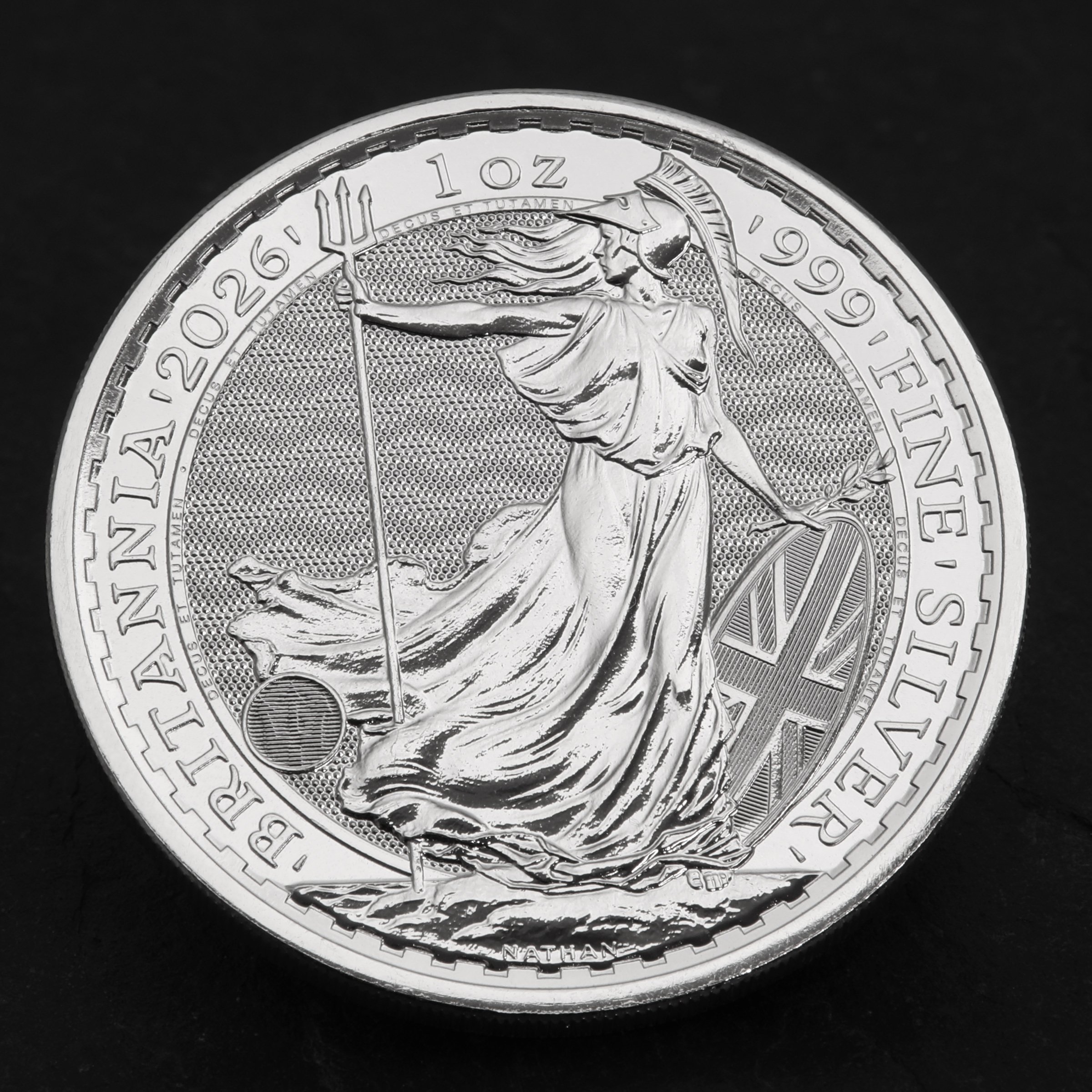 Silbermünze 1oz "Britannia" aktueller Jahrgang 19% (Großbritannien) - Detailansicht 4