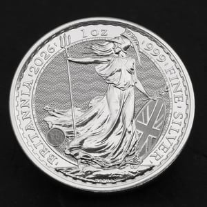 Silbermünze 1oz "Britannia" aktueller Jahrgang 19% (Großbritannien) - Miniaturansicht 5