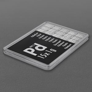 Palladiumtafel 15 x 1g "Pd International" (Motivbox) - Miniaturansicht 3