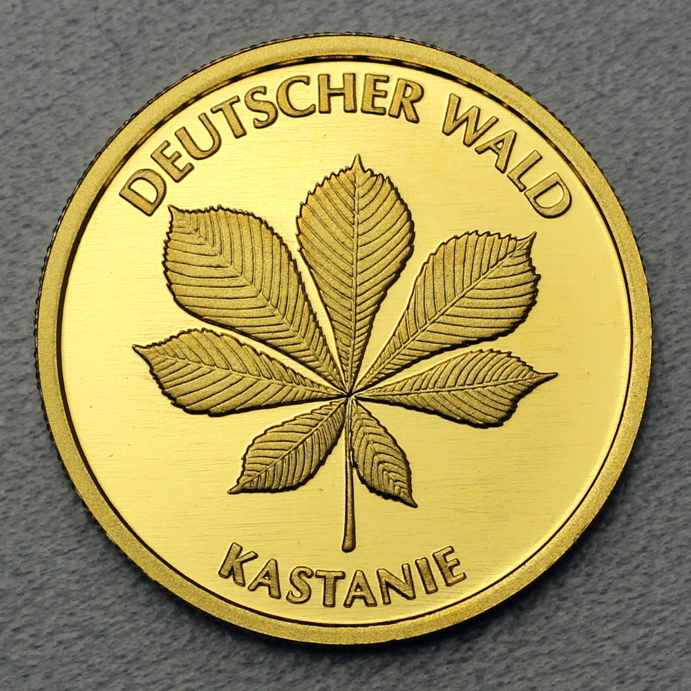 Goldmünze 20 Euro "Kastanie" 2014 Deutscher Wald (Deutschland) - Hauptansicht