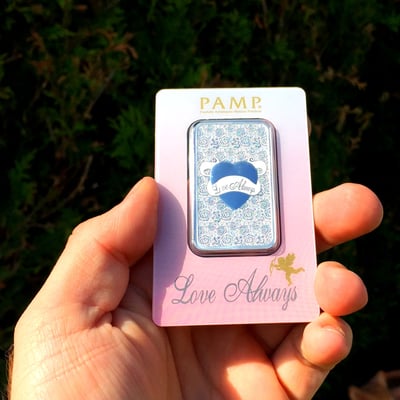 Silberbarren 1oz "Love Always" PAMP - Miniaturansicht 5