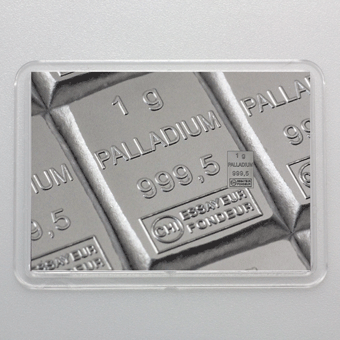 Palladiumbarren 1g "Palladium-CombiBar" (Flip) - Hauptansicht