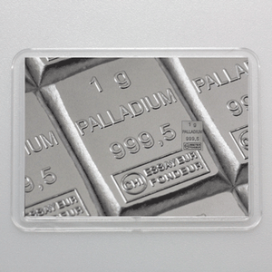 Palladiumbarren 1g "Palladium-CombiBar" (Flip) - Hauptansicht