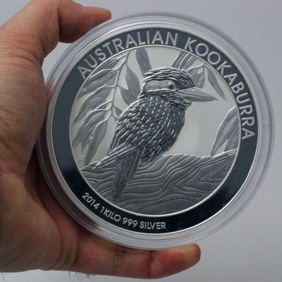 Silbermünze 1kg "Kookaburra" 2014 (Australien) - Miniaturansicht 4