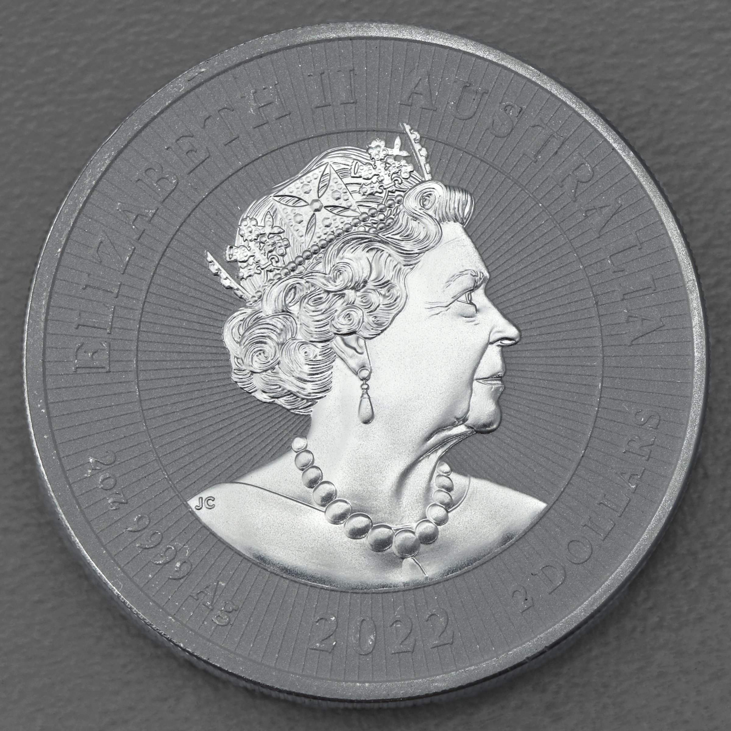 Silbermünze 2oz "Mother & Baby Dingo 2022" Next Generation diff. (Australien) - Detailansicht 1