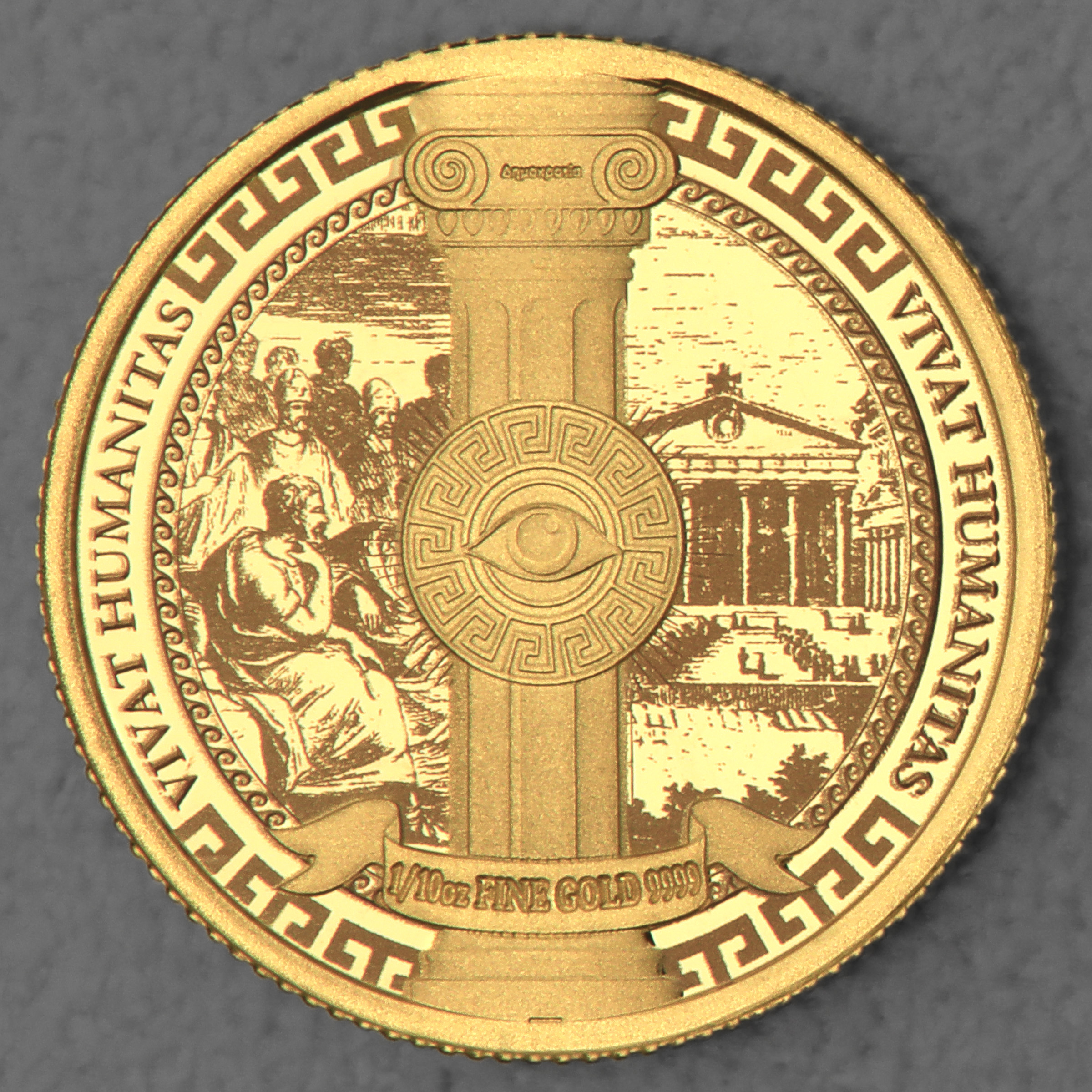 Goldmünze 1/10oz "Vivat Humanitas" 2023 (PL) (Niue) - Hauptansicht