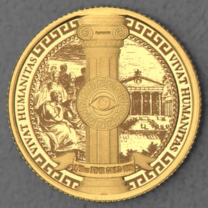 Goldmünze 1/10oz "Vivat Humanitas" 2023 (PL) (Niue) - Hauptansicht