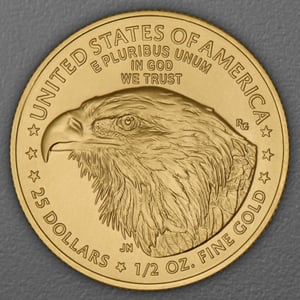 Goldmünze 1/2oz "American Eagle" aktueller Jahrgang (USA) - Hauptansicht