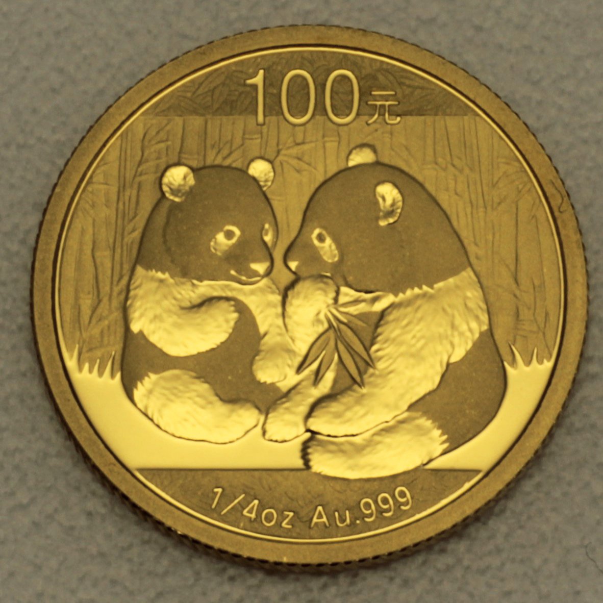 Goldmünze 1/4oz "Panda" 2009 (China) - Hauptansicht